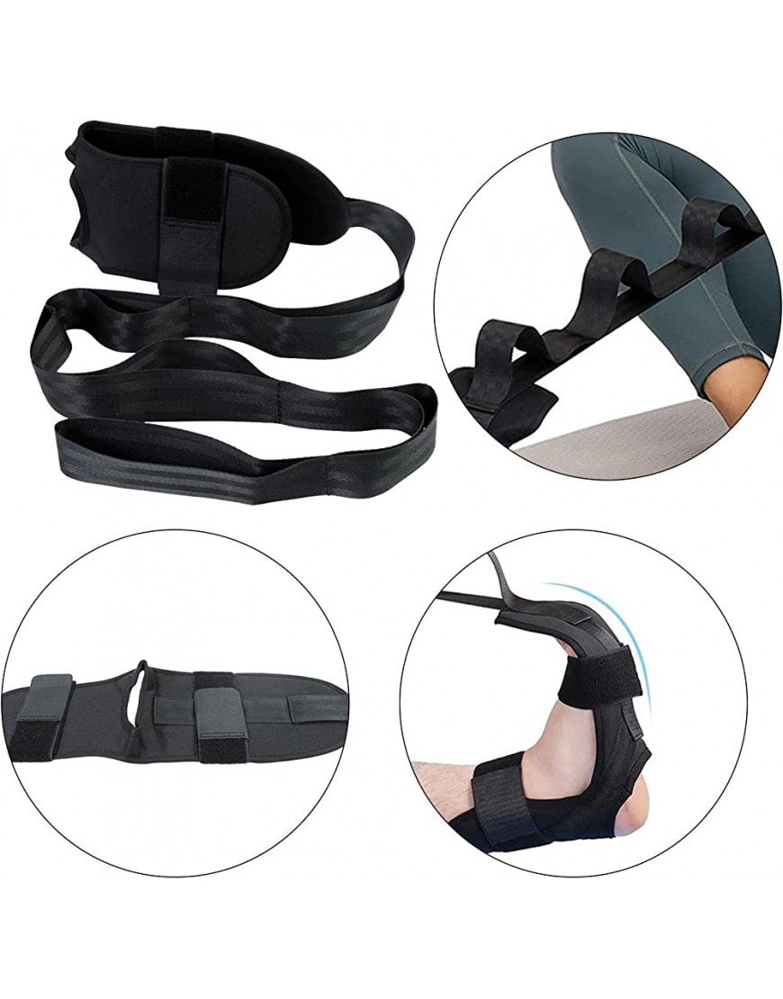 LINXING Beinstreckergurt | Yogagurt zum Dehnen Yoga Ligament Stretching Strap Hamstring und Leg Stretcher Belt für Sport körperliche Erholung nach Knieersatz - BGWUKJ97