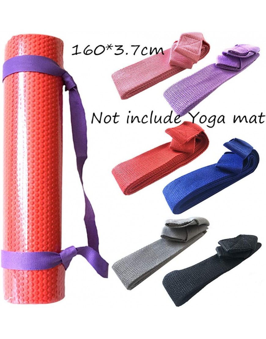 pzcvo Yoga Gurte Yogagürtel Yoga-Blöcke und Gurt Verstellbarer Yoga-Gürtel aus Baumwolle Schnalle Yoga Strap Fitness-Übung Yoga-Gürtel Yoga Gürtel Gurt - BCOWDHEK