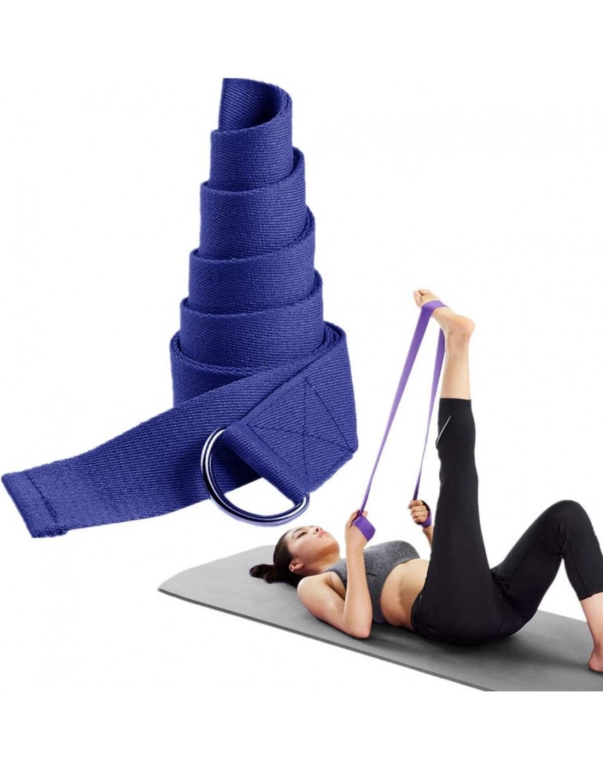 pzcvo Yogagürtel Yoga Belt Verstellbarer Yoga-Gürtel aus Baumwolle Yoga-Gurte und Gürtel Schnalle Yoga Strap Yoga Gürtel Gurt Yoga-Blöcke und Gurt - BZTZI87A