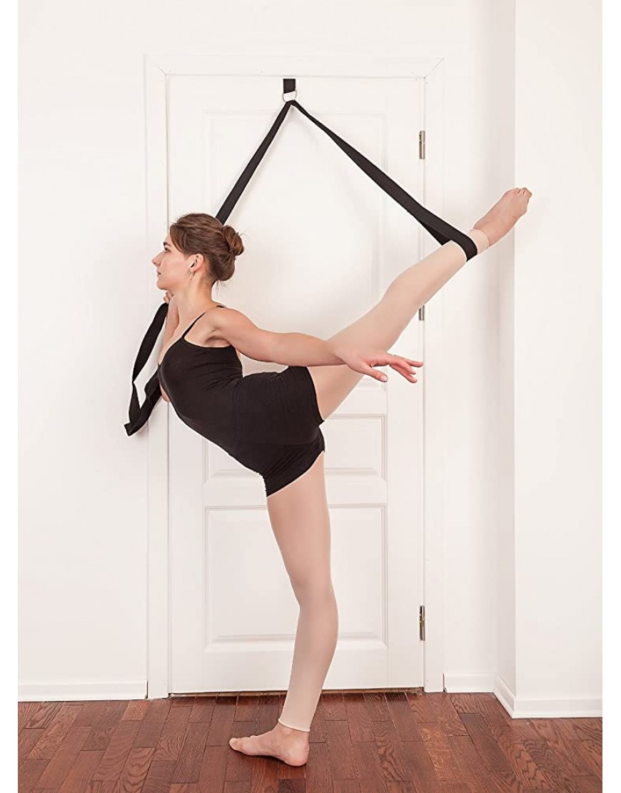 Soddyenergy Yoga-Gurt Ballett-Training Beinstreckung für Tanz und Gymnastik Übungstraining Sportgürtel verstellbar Stretch für Zuhause oder Fitnessstudio - BVAFX755