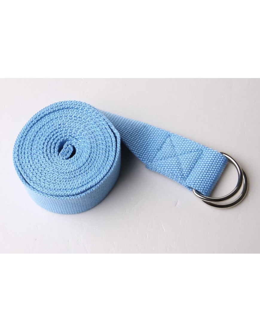 Yoga-Gurt Yoga Gürtel von HPY Active mit Metall-Verschluss D-Ring für effektives Yoga Training 244x3,8cm - BEZGR8B3
