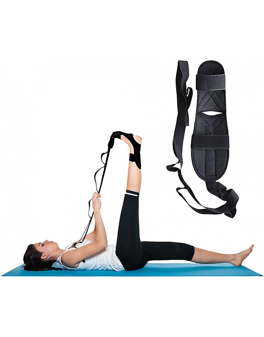 Yoga-Stretching-Gurt mit mehreren Griffschlaufen Yoga-Bänder-Stretch-Gurt Fitness-Stretch-Gymnastik-Gürtel Fuß- und Beinband Ideal für Yoga Physiotherapie Rehabilitation Pilates - BSRFVA12