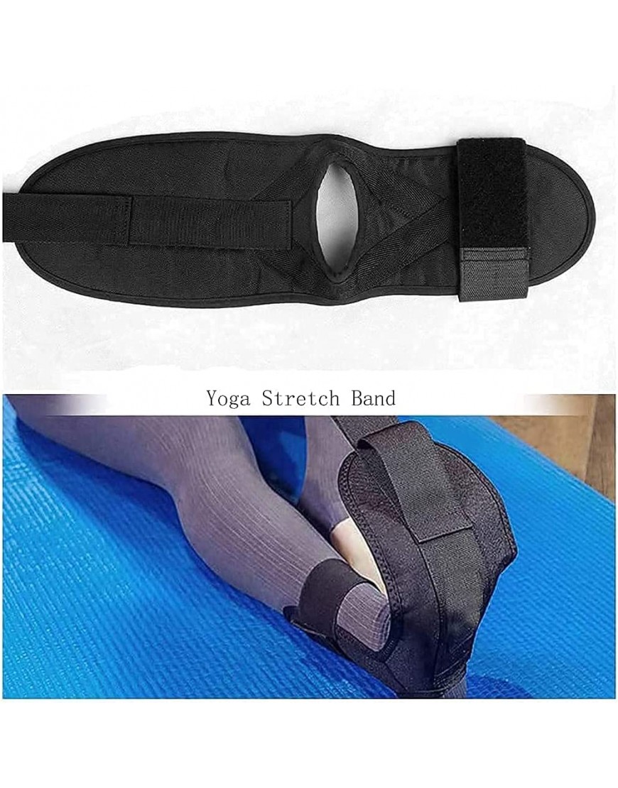 Yogagurt Stretchband Wadendehner Dehnungsband für Stretching Pilates Tanz Fitness Gymnastik & Geschicklichkeit Plantarfasziitis und Physiotherapie - BCTQQDND