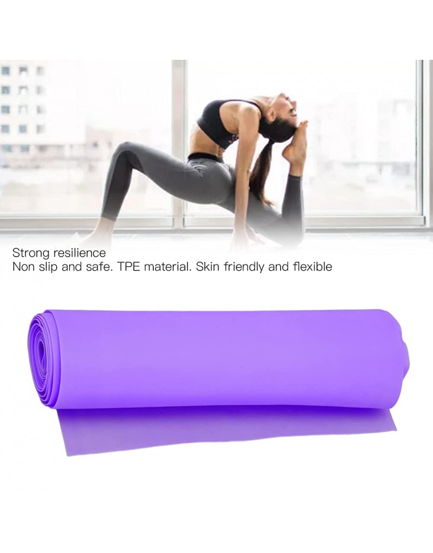 Yogagurt Stretchbänder 70 87 Zoll Sport-Widerstandsbänder Flexibilität Yoga Elastische Übungsbänder für Fitness-Physiotherapie Lila - BQONZ791
