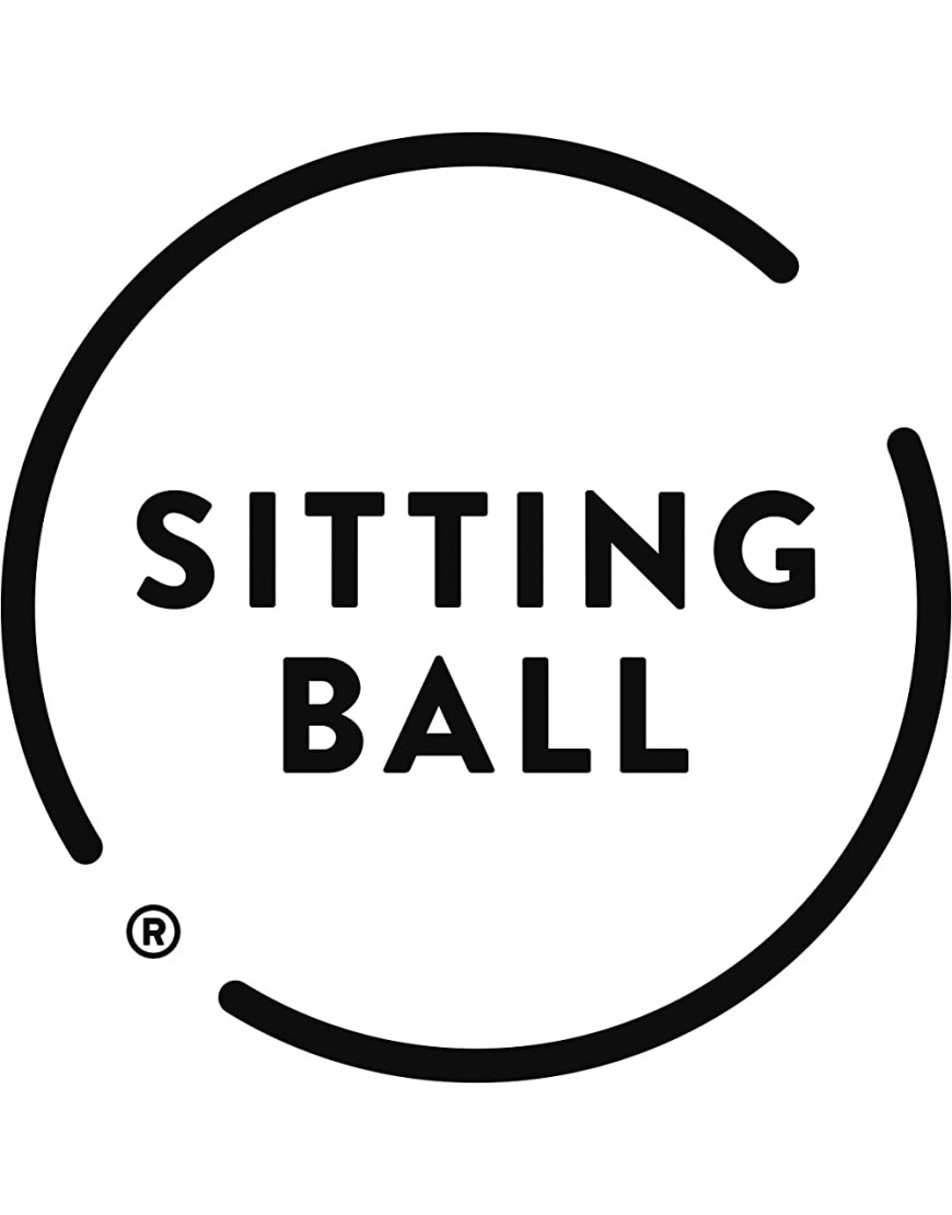 Sitting Ball Sitzball Gymnastikball ALFA mit Velours-Bezug in anthrazit -