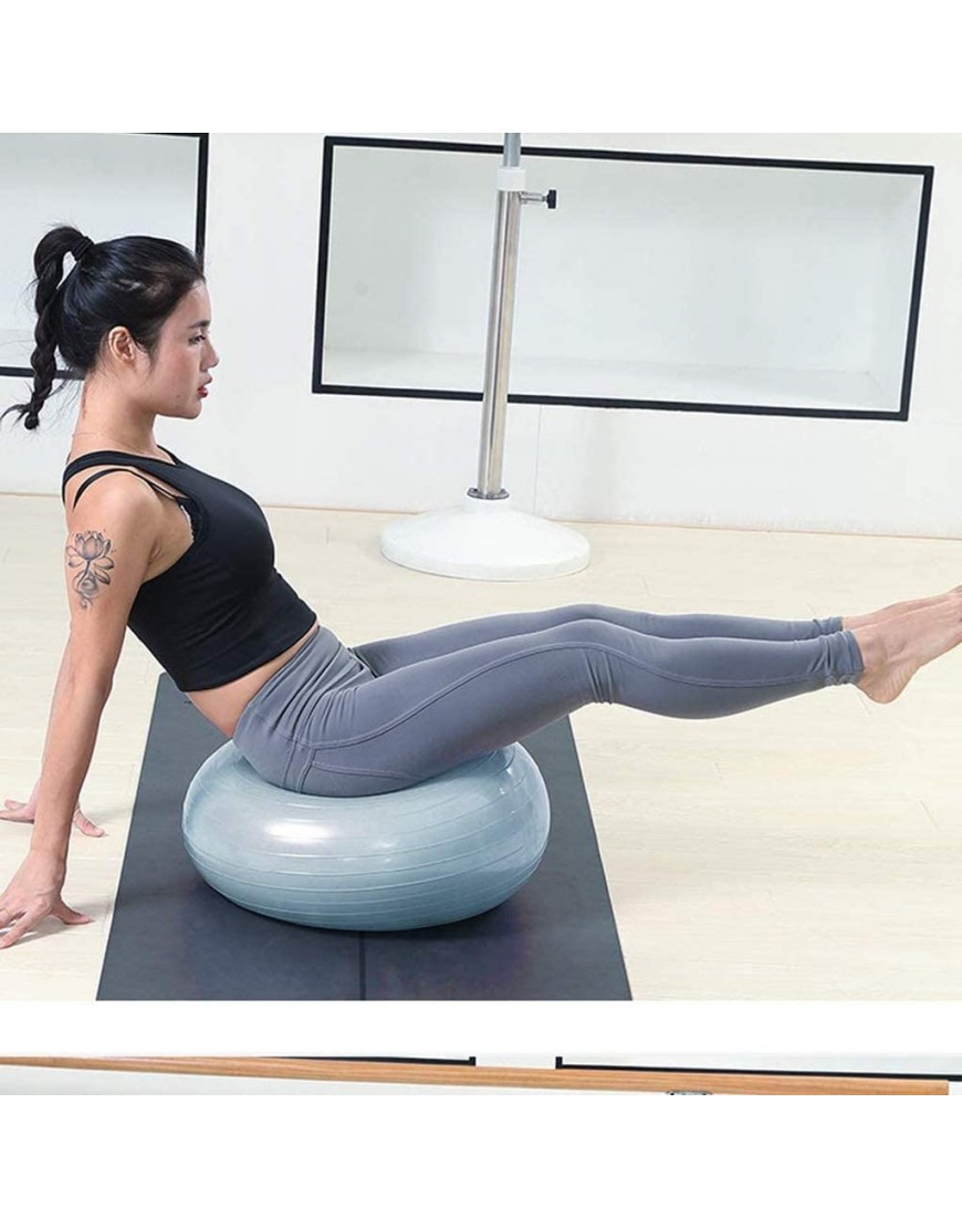 Zsh Yoga Ball Übungen Donut Yoga Kugel-Training Core Training Stabilität Kugel for Yoga Pilates Gleichgewichtstraining mit aufblasbaren Pump - B086ZN9WM4