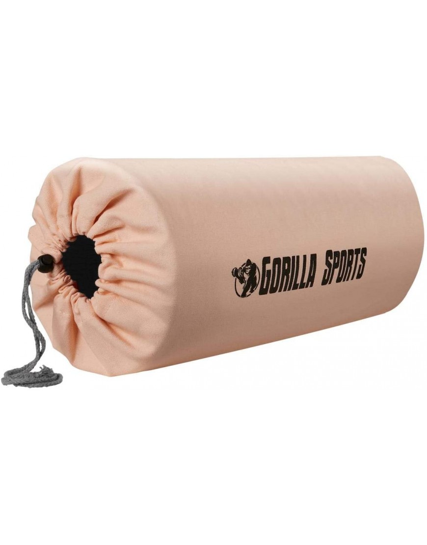 GORILLA SPORTS® Yogatasche für Yogamatte Verfügbare Größen bis 100 cm breite mit Verstellbarem Tragegurt aus Baumwolle Rosa Tragetasche Yogamattentasche Rucksack Yoga Tasche - BKBISDKA