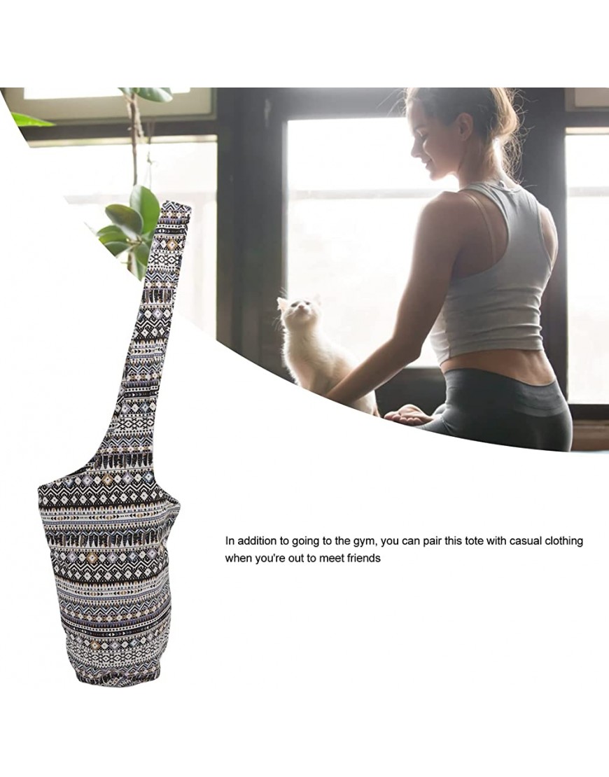 HelloCreate Yogamatten-Aufbewahrungstasche Oxford-Stoff Yogamatte Tragetasche Yogamatte mit Gurt für Frauen - BHIZJNB5