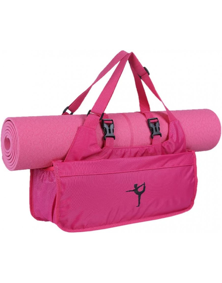 Keine Yogamatte im Lieferumfang enthalten Yogatasche für Damen und Herren Gymnastiktasche über Nacht Wochenendtasche leichtes Handgepäck Urlaub über Nacht Rucksack rose - BTFJP2NB