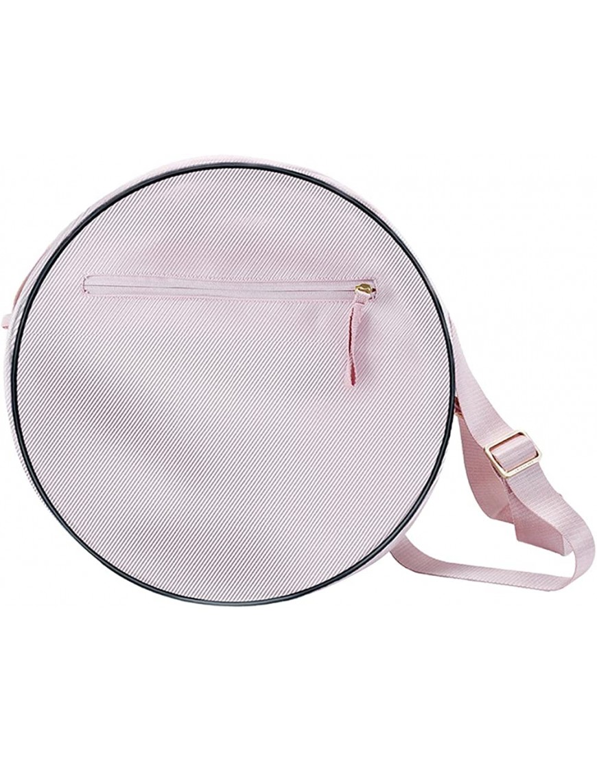 kowaku Strapazierfähige Yoga-Rollentasche rosa mit Reißverschlüssen Yoga-Kreis-Übungsset stabile Schulter-Fitnesstasche Yoga-Pilates-Kreistasche für - BHMEC296