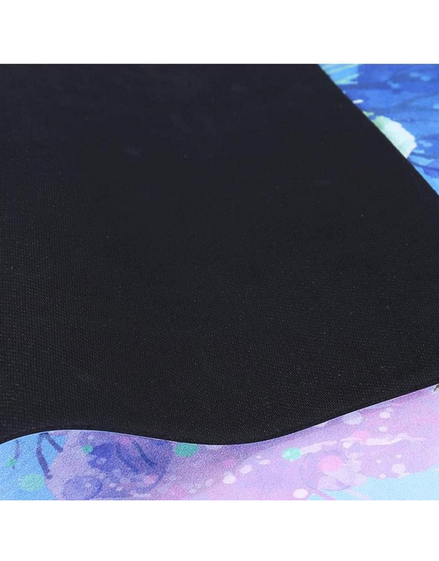 XMING Xia Weiyang Naturkautschuk Anti-Rutsch-Yoga-Matte verdickte Verbreiterte Professionelle Fitness Blanket Printed Suede Yoga-Matte Color : Blue Size : 3.5mm - BHNJC433