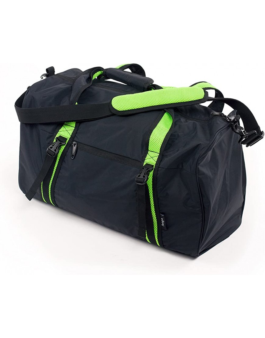 YOGA & SPORTS BAG cool & praktisch Tasche mit Riemen für Yogamatte große Yogatasche mit gepolstertem Tragegurt Sporttasche Yogamattentasche schwarz … - BSDXKK8J