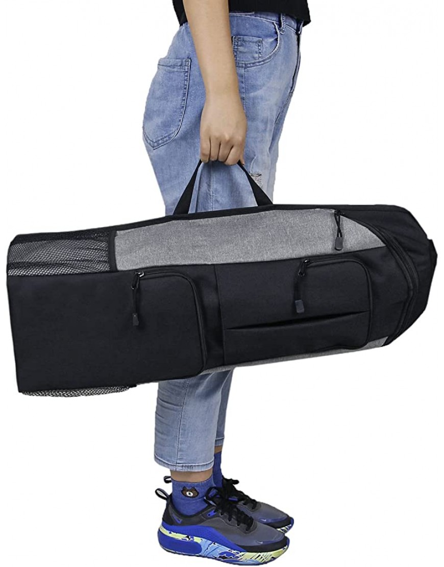 Yogamatten-Tasche multifunktionale Yogamatten-Aufbewahrungstasche ，mit großer Seitentasche & Reißverschlusstasche Yogamatten-Tragetasche für Damen Herren Gym Sport - BABJYN35