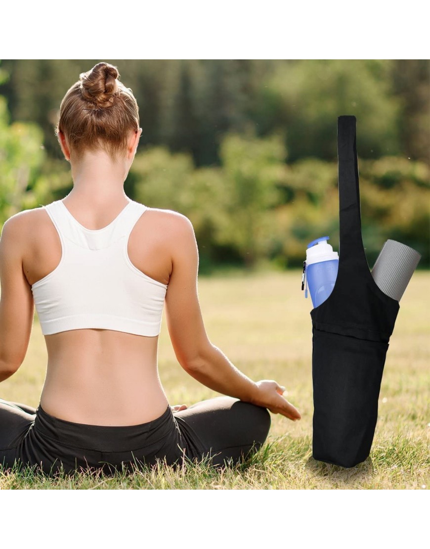 Yogatasche,Yogamattentasche mit Tragegurt Segeltuch Schultertasche für Yogamatten & Trainingsmatten - BQVOYN2V
