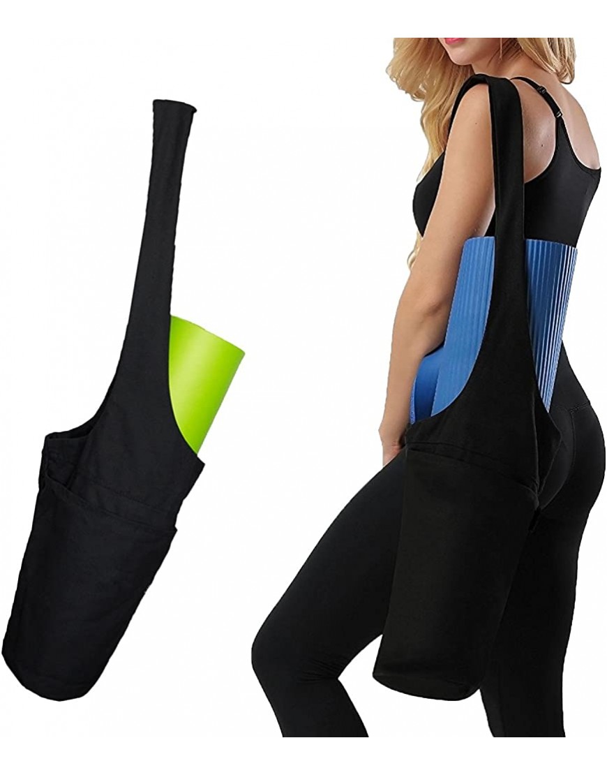 Yogatasche,Yogamattentasche mit Tragegurt Segeltuch Schultertasche für Yogamatten & Trainingsmatten - BQVOYN2V