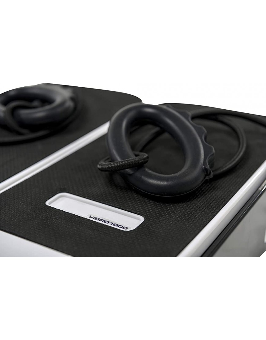 Christopeit Unisex – Erwachsene Vibro 1000 Vibrationsgerät weiß schwarz M - BLACSQ78