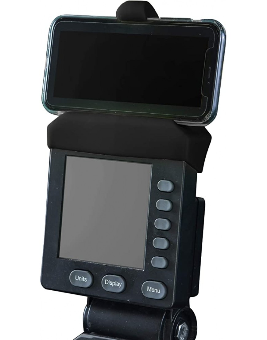 Handyhalterung für PM5 Monitore von Concept 2 Rower SkiErg und BikeErg Silikonhalterung kompatibel mit Concept 2 Rudermaschine Ideales Ruderzubehör - BBDJKNHN