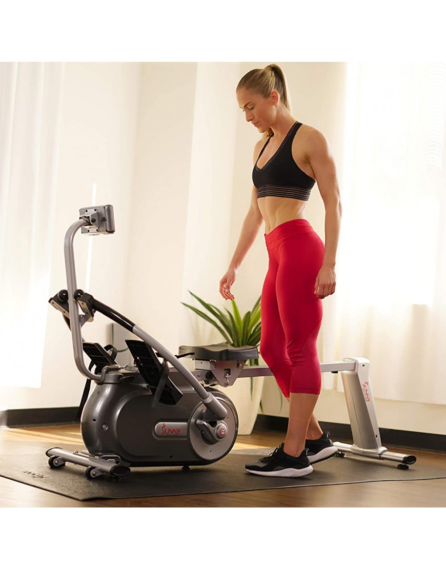Sunny Health & Fitness Magnetisches Rudergerät mit voller Bewegung - BMAKP733