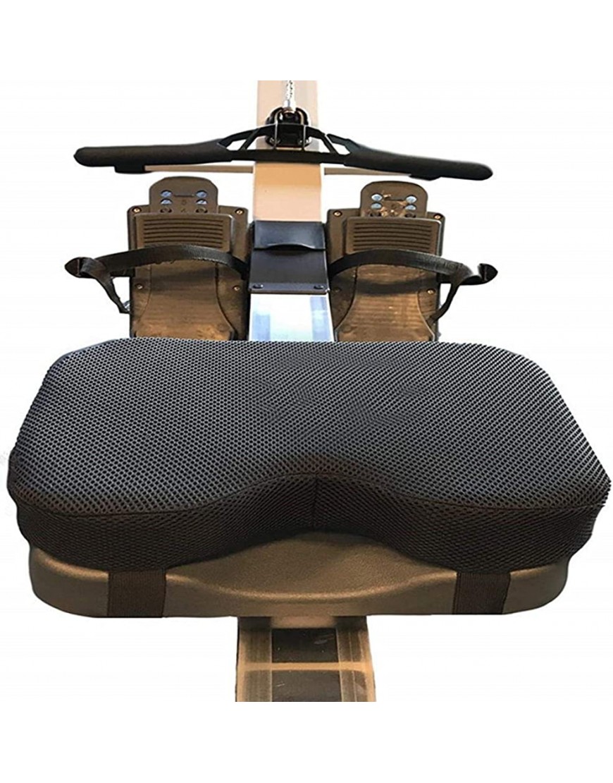 sympuk Kanu Rudergel Sitzpolster Concept 2 Rudergerät Sitzpolster Mit abwaschbarer Abdeckung dickerem Memory-Schaum und Riemen Funktioniert auch hervorragend mit Sport-Liegerädern Refined - BXUZHKK2