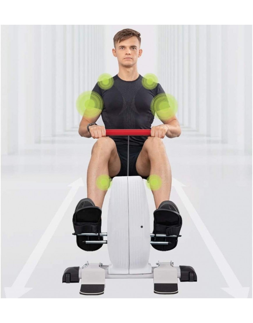 XYF Rudergerät Rudermaschine Multifunktionales Fitnessgerät Bauen Sie Muskeln Auf Formen Sie Ihren Körper Kann 120 Kg Tragen Color : Weiß Size : 178 * 59 * 48cm - BXLMZKNW