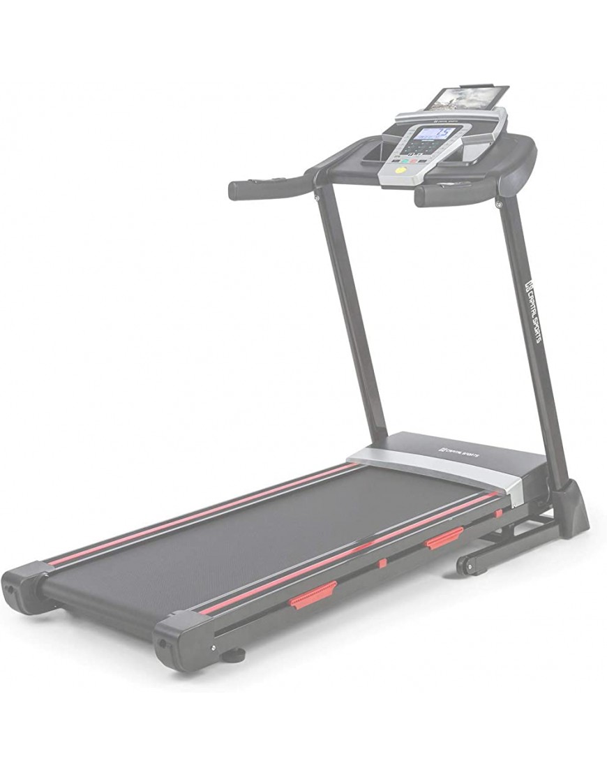 CAPITAL SPORTS Pacemaker F80 Laufband für Zuhause Klappbar Laufband Klappbar Elektrisch Walking Pad Treadmill Laufmaschine 1-14 km h 9 Programme 4P-AntiShock Suspension - BNJSJH2E