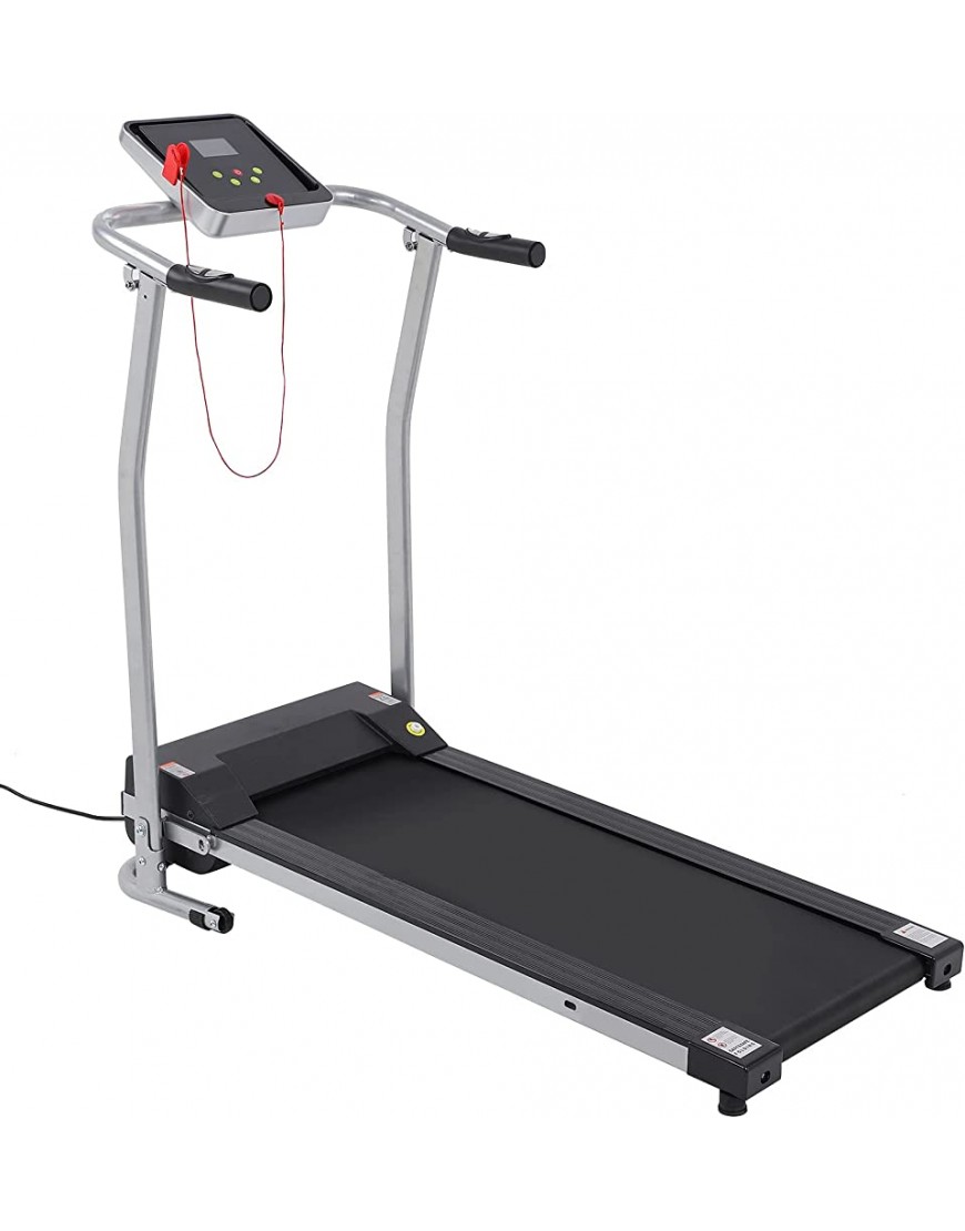 Greensen Folding Treadmill Profi Laufband Treadmills Walking Machine mit LCD-Display Heimtrainer Fitnessgerät Mechanisch Klappbar Laufband 120 x 57 x 118cm Schwarz - BNHTA74E