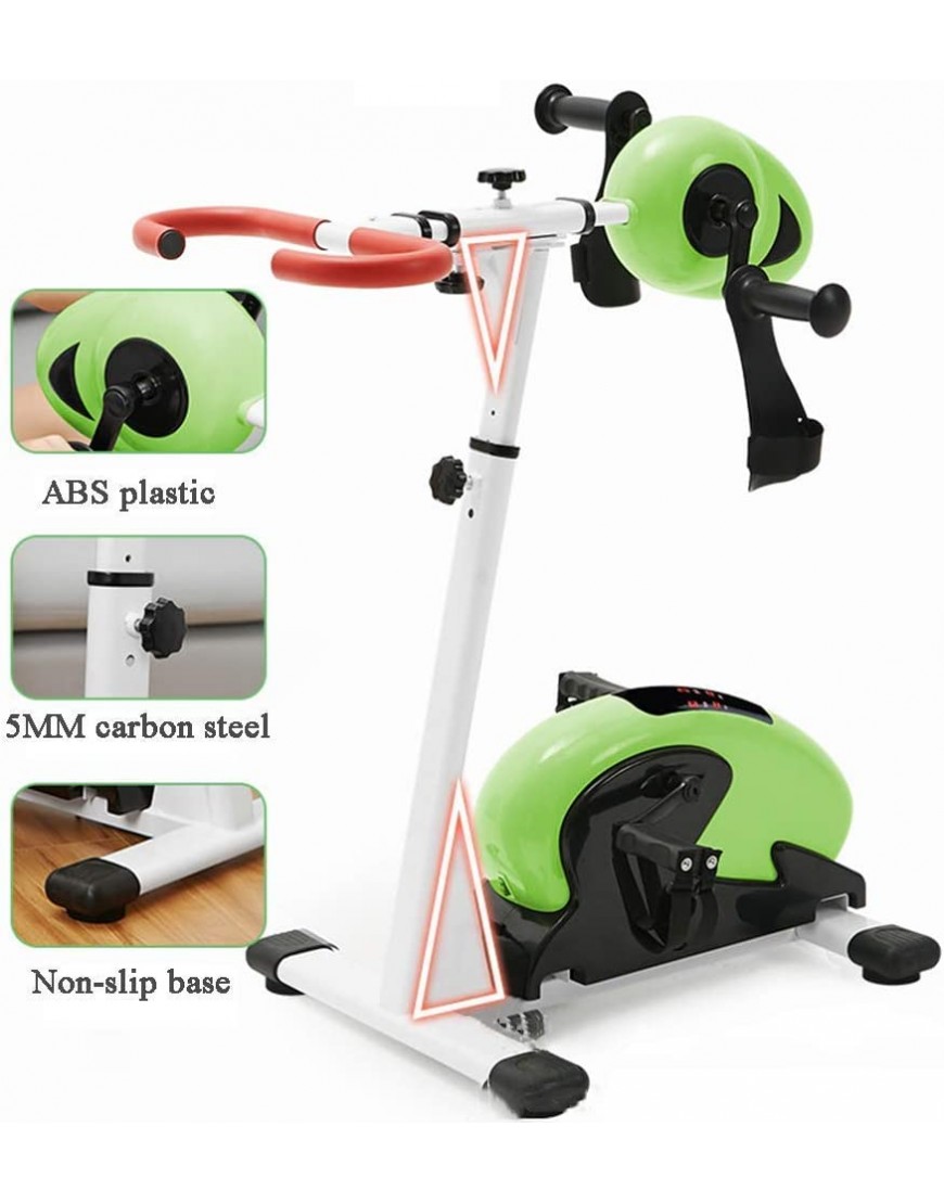 NMDCDH Pedal Exerciser Elektronische Physiotherapie Rehabilitation Stationäres Fitness-Fahrrad Arm- und Bein-Trainingsgerät für behinderte Menschen Schlaganfall Physiotherapie Fitness-He - BANUK2V2