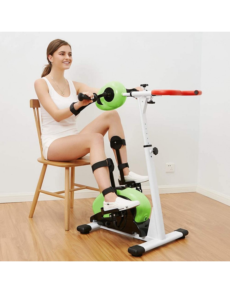NMDCDH Pedal Exerciser Elektronische Physiotherapie Rehabilitation Stationäres Fitness-Fahrrad Arm- und Bein-Trainingsgerät für behinderte Menschen Schlaganfall Physiotherapie Fitness-He - BANUK2V2