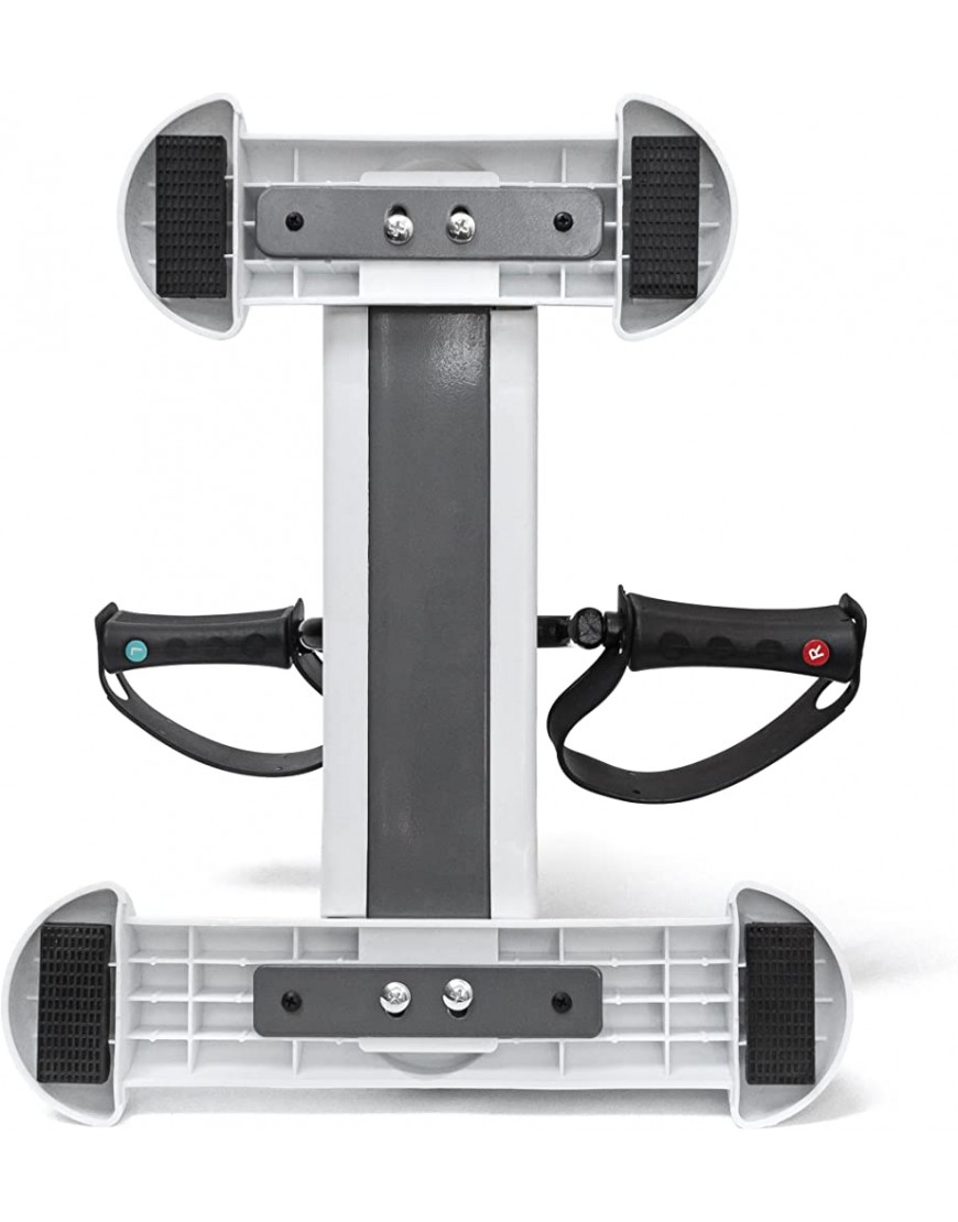 Relaxdays Mini Heimtrainer HBT 31 x 36 x 41 cm Fahrradtrainer zum Ausdauertraining zu Hause idealer Beintrainer und Armtrainer für Konditionstraining und Muskelaufbau für mehr Fitness weiß - BIECIABD