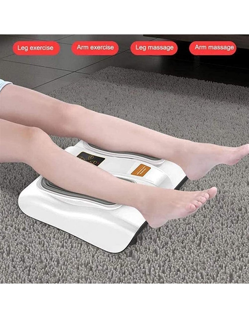 Samnuerly Shiatsu-Fußmassagegerät mit Fernbedienung Fußmassage Beintrainer Verbesserung der Durchblutung sitzende Gehmaschine 3 Geschwindigkeiten - BMTUZQAB