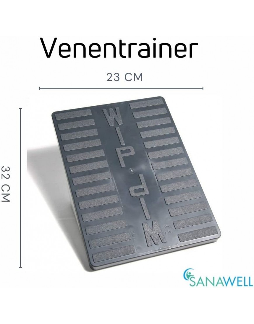 Venentrainer WIP in grau | Fußstütze | Fußwippe | Trainingsgerät für Senioren | Beintrainer | fördert die Durchblutung | Thrombose-Vorbeugung - BMFRNDJ2