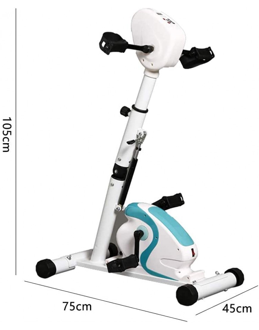 XCTLZG Elektronisches Physiotherapie-Reha-Fahrradtrainer-Trainingsgerät Fahrrad-Arm-Beinpedal-Trainingsgerät Einstellbarer Schlagwiderstand geeignet für Handicap Behinderte und Schlaganfall-Üb - BSTFDNNH