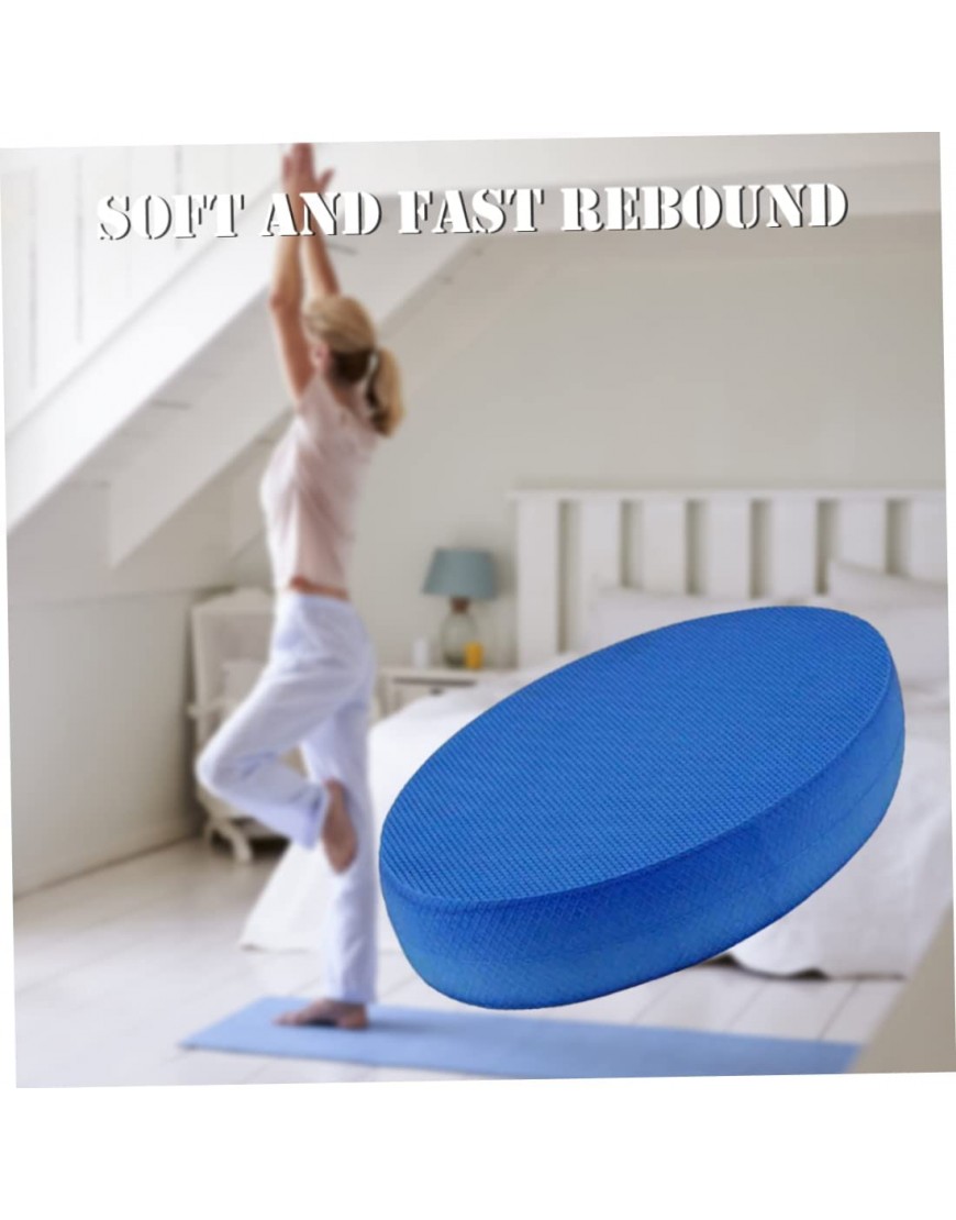 DierCosy Übungspolster Yoga Pad Foam Stability Trainer Pad Nicht -Slip -Fitnesskissen blau Yoga -Pad - B0B2WB38S1