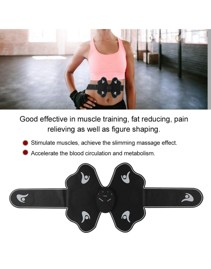 Bauchmuskel-Stimulator Bauchmuskel Fitness-Trainingsgerät Tragbarer Stimulator für den Heimgebrauch - BDPGCBKH