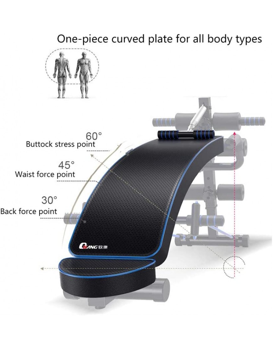 Bauchtrainer Faltbare multifunktionale sichere Rücken Bauch Board Männer und Frauen können eine Vielzahl von Fitness-Modi Innen- und Außenbereich Büro anpassen ZDDAB - BFUTU2E3