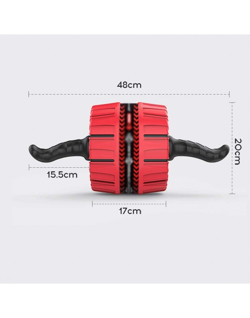 Ffshop Core & Abdominal Trainer Ab Roller Rad for Bauch-Übung Home Gym Kern Trainings-ABS-Roller-Rad-Training Fitness Übungs-Ausrüstung Bauchmuskeltrainer - BBSRH44K