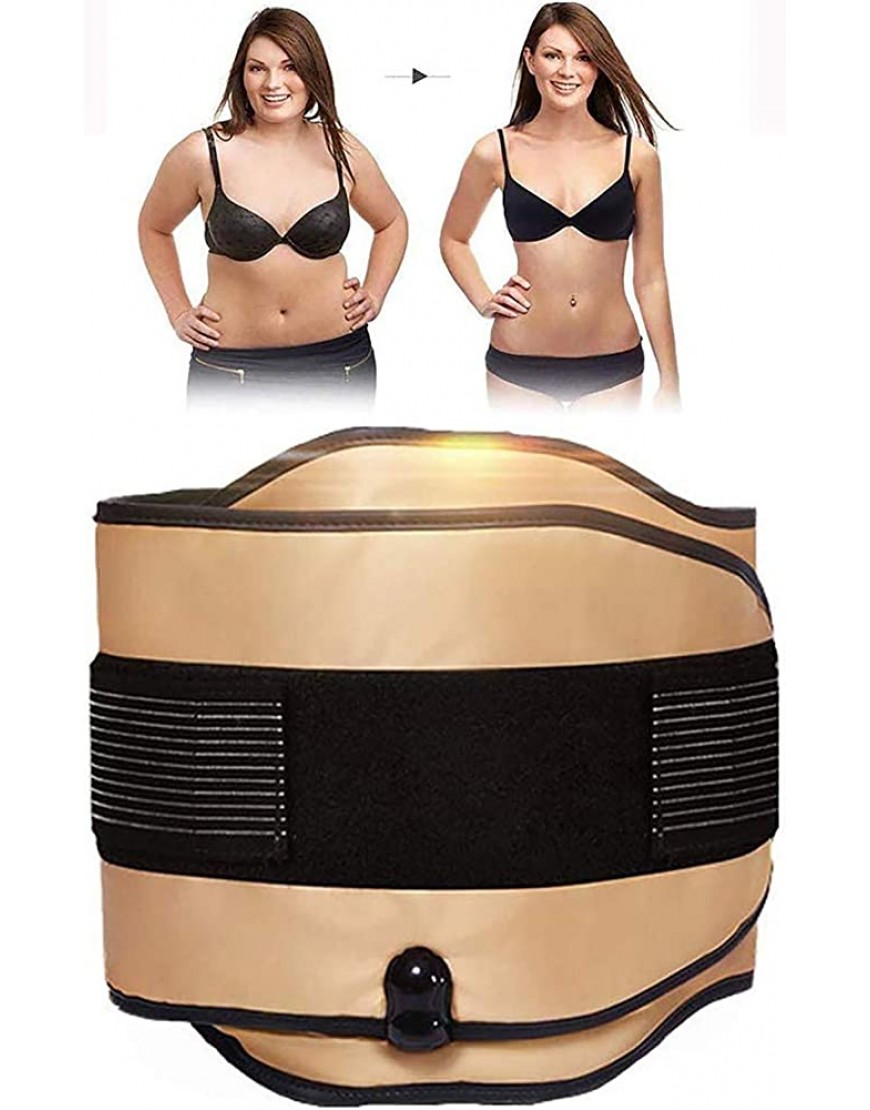 Schlankheits Massagegürtel Heizung Sauna Schlankheitsgürtel mit 4 Motoren Automatisches Timing Natürliche Abnehmen Fett für Frauen und Männer - BWYVPQJA