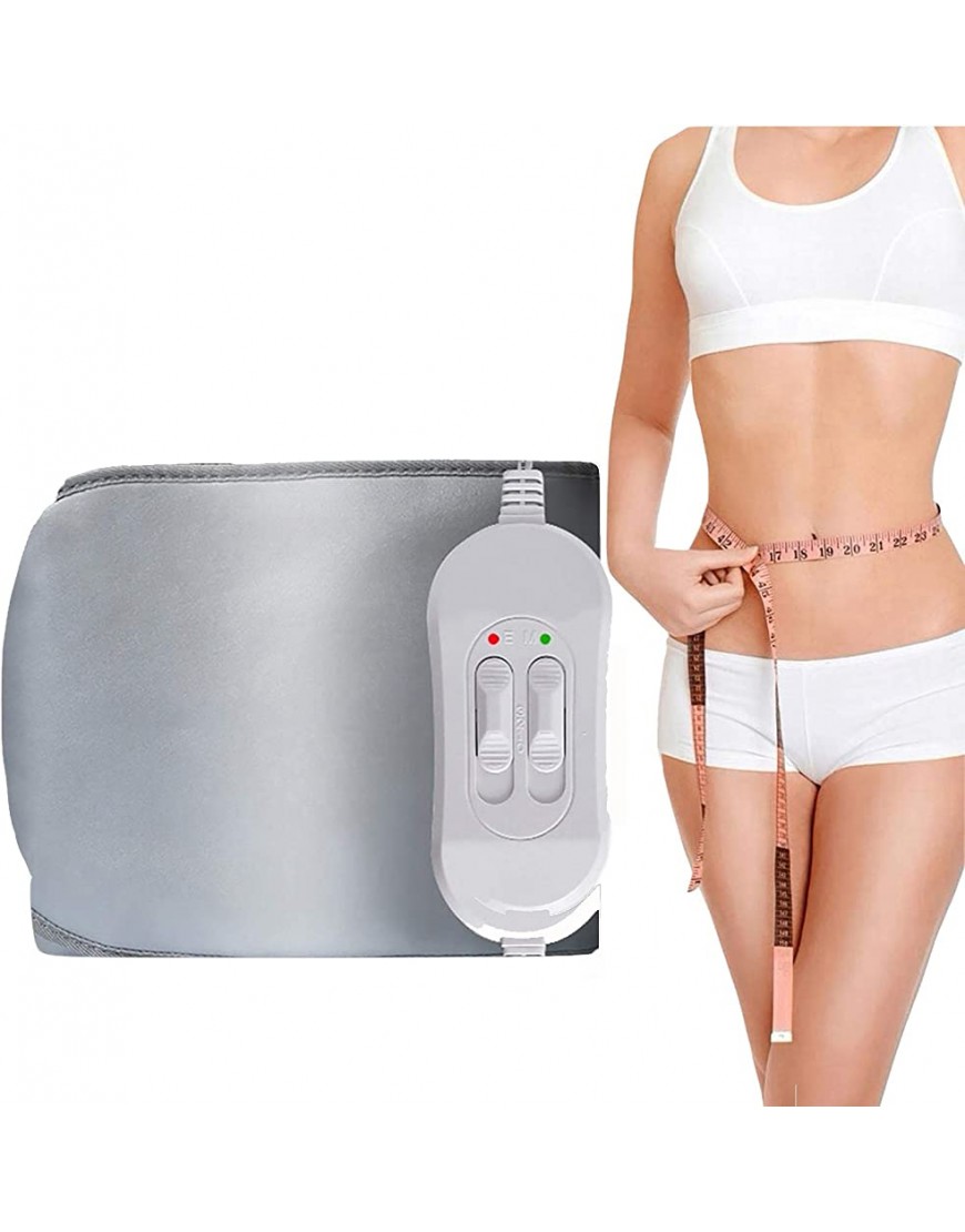 WSND 360 Grad Ferninfrarot-Heizung Slimmerbelt mit 4 Motoren Vibrations Massagegürtel Elektrische Fitness Bauchformung für Frauen und Männer - BLZOI42V