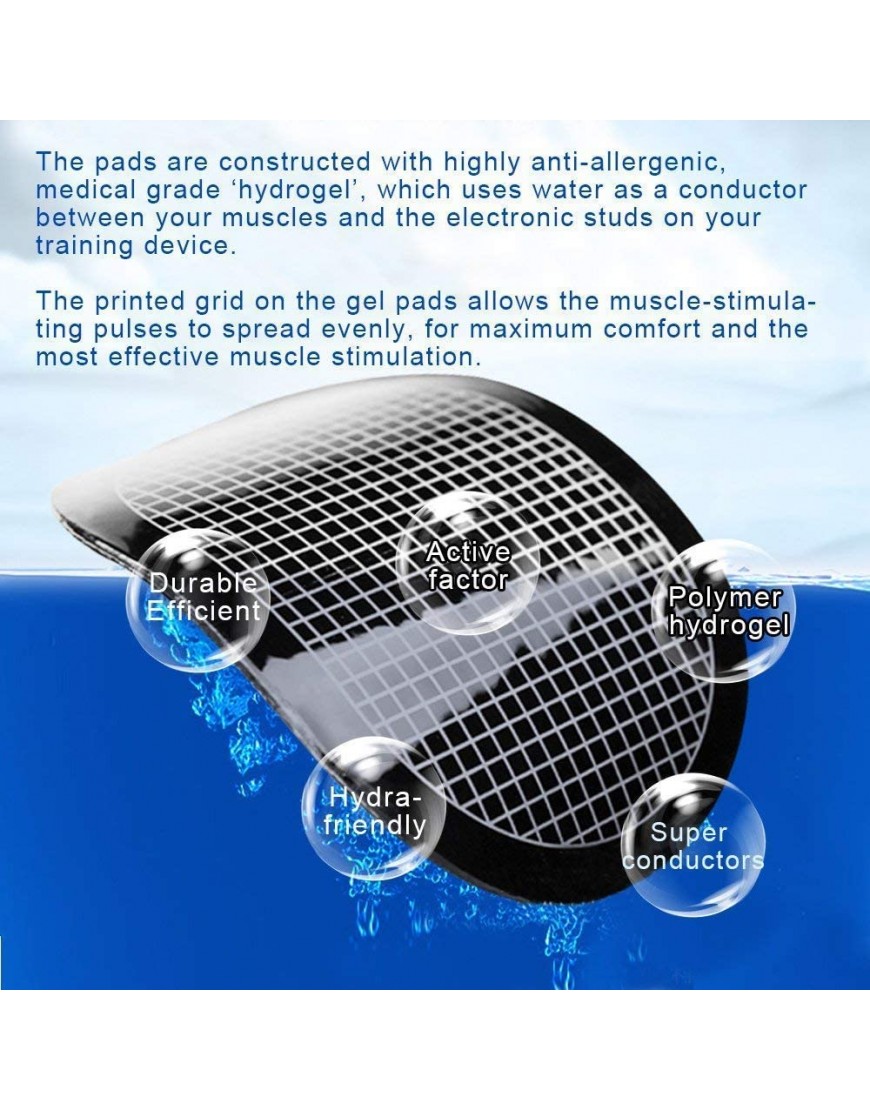 Elektrodenpads Ersatzkörper-Gelpads die für Bauchgurte geeignet sind - BAUVLH9J