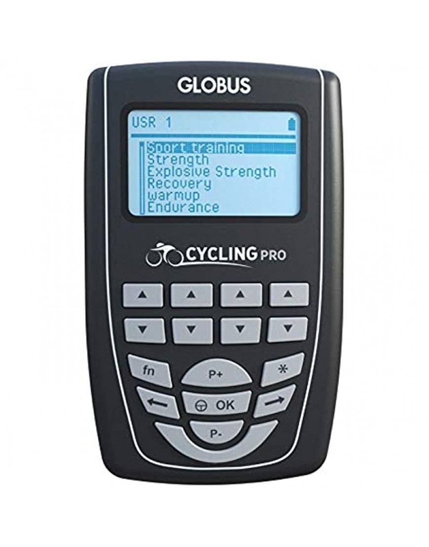 Globus Unisex – Erwachsene G4230 Elektrostimulator Cycling Pro Schwarz Einheitsgröße - BSHBAB5V
