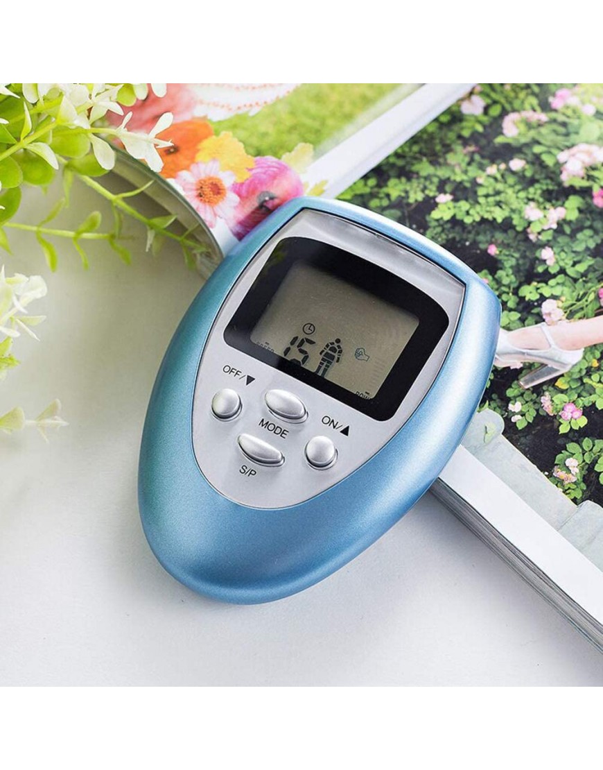 SUPVOX Digital Tens Gerät EMS Massagegerät mit Elektrodenpads Elektrische Muskelstimulator Muskel Elektrostimulator Therapie Reizstromgerät für Schmerzlinderung und Entspannung Keine Batterie - BPVHS9K9