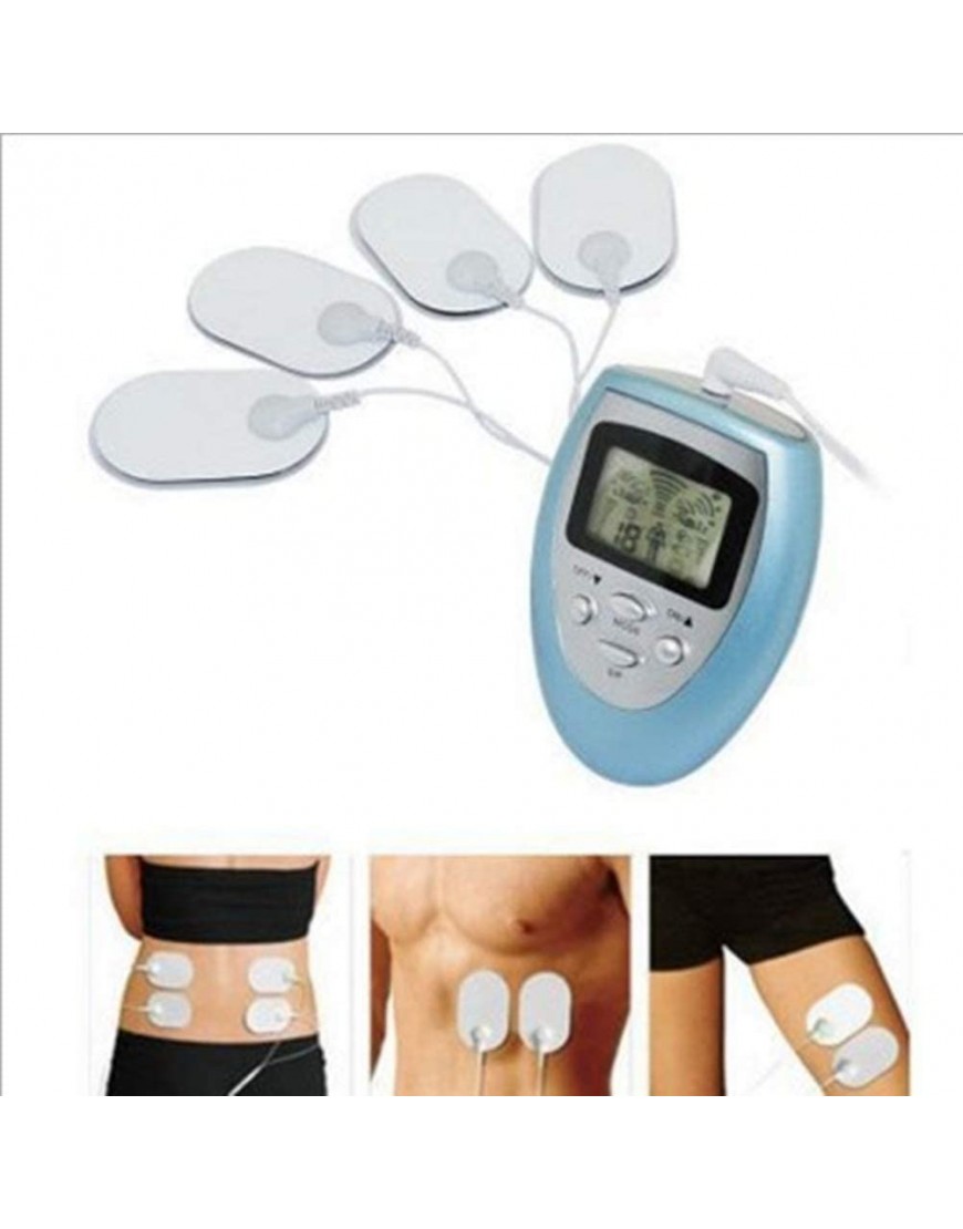 SUPVOX Digital Tens Gerät EMS Massagegerät mit Elektrodenpads Elektrische Muskelstimulator Muskel Elektrostimulator Therapie Reizstromgerät für Schmerzlinderung und Entspannung Keine Batterie - BPVHS9K9