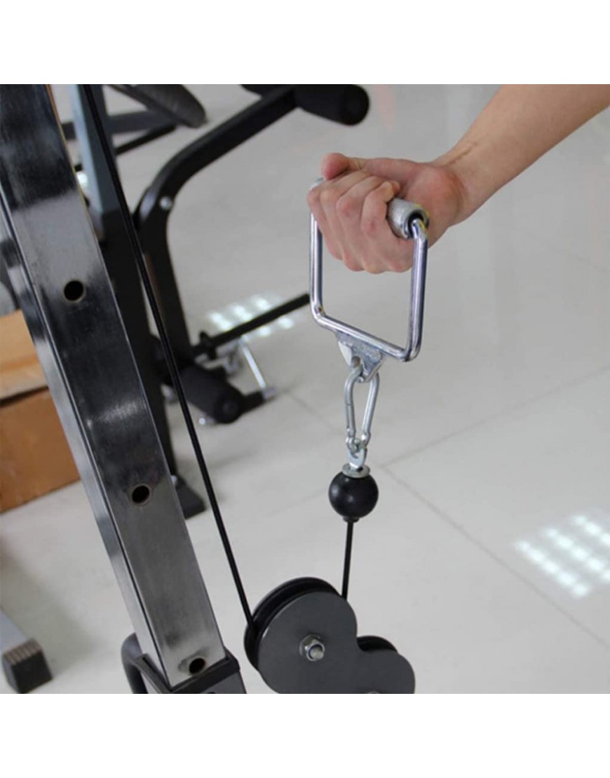 CUCUFA Fitnessgriffe Grips Kabel Crossover -Ansätze für Bodybuilder überqueren Fitness Gewicht Hebewerk Multi Gym Silber Bar Griff - B0BB5TYMDH
