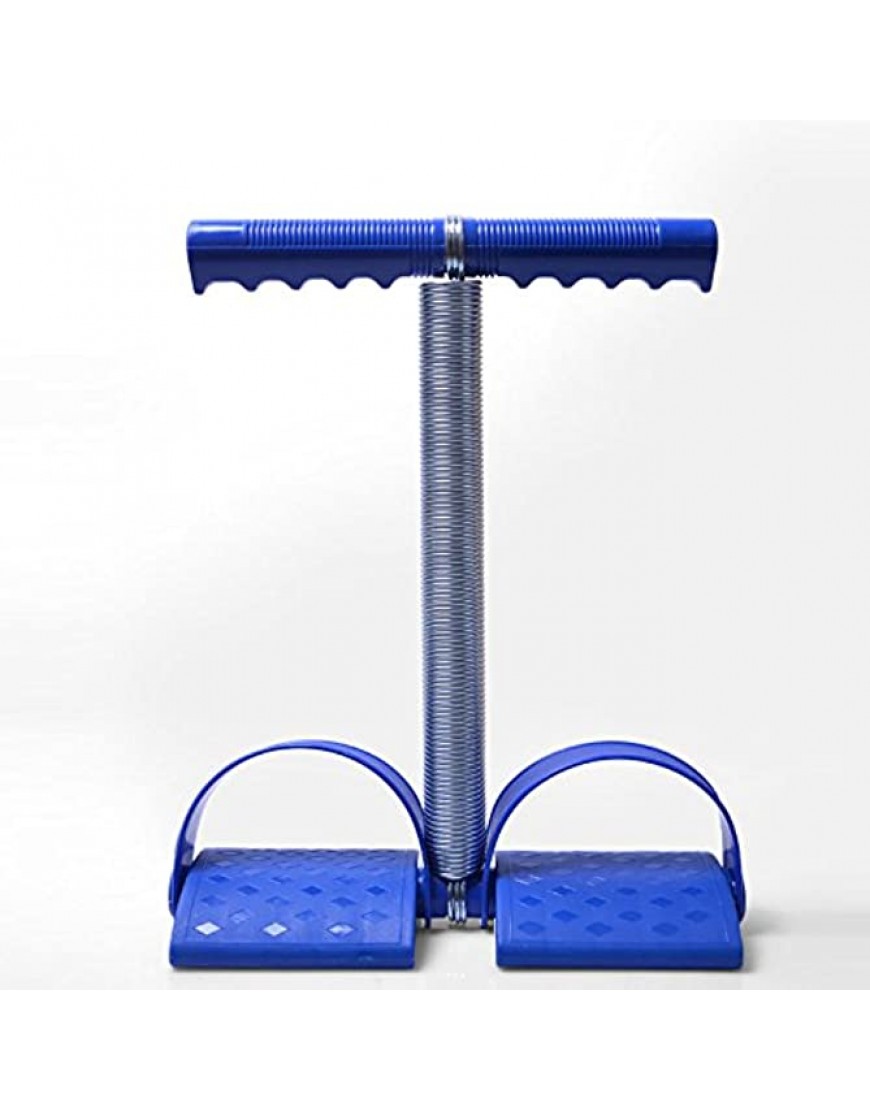 Elastisches Sit-Up-Pull-Seil Federspannung Fußpedal Bauch Heim-Fitnessgerät Bodybuilding-Expander für Taille Arm Bein Bauch Fitness Yoga Körperskulptur Blau - B07CG8L799