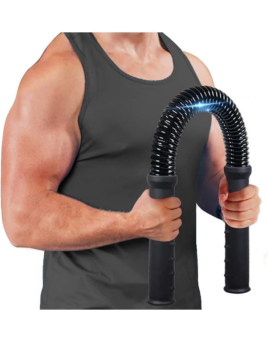 DOBEN Hochleistungs Biegehantel Power Twister mit rutschfestem Griff Spring Chest Expander für Schulter- Arm- und Brustübungen Oberkörpertraining Unterarmtrainer 20kg 30kg,40kg,50,60kg - B088WSWJZG